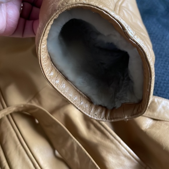 Wilson faux fur lined leather coat. - Picture 8 of 10